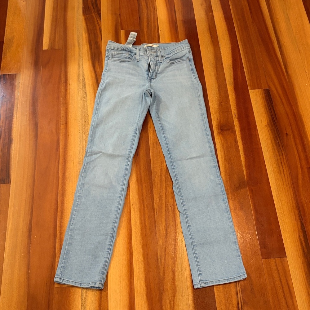 Levi 314 shaping straight Classic Blue Women's Jeans